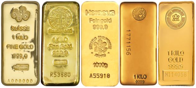 Idealna sztabka złota: 1 kg