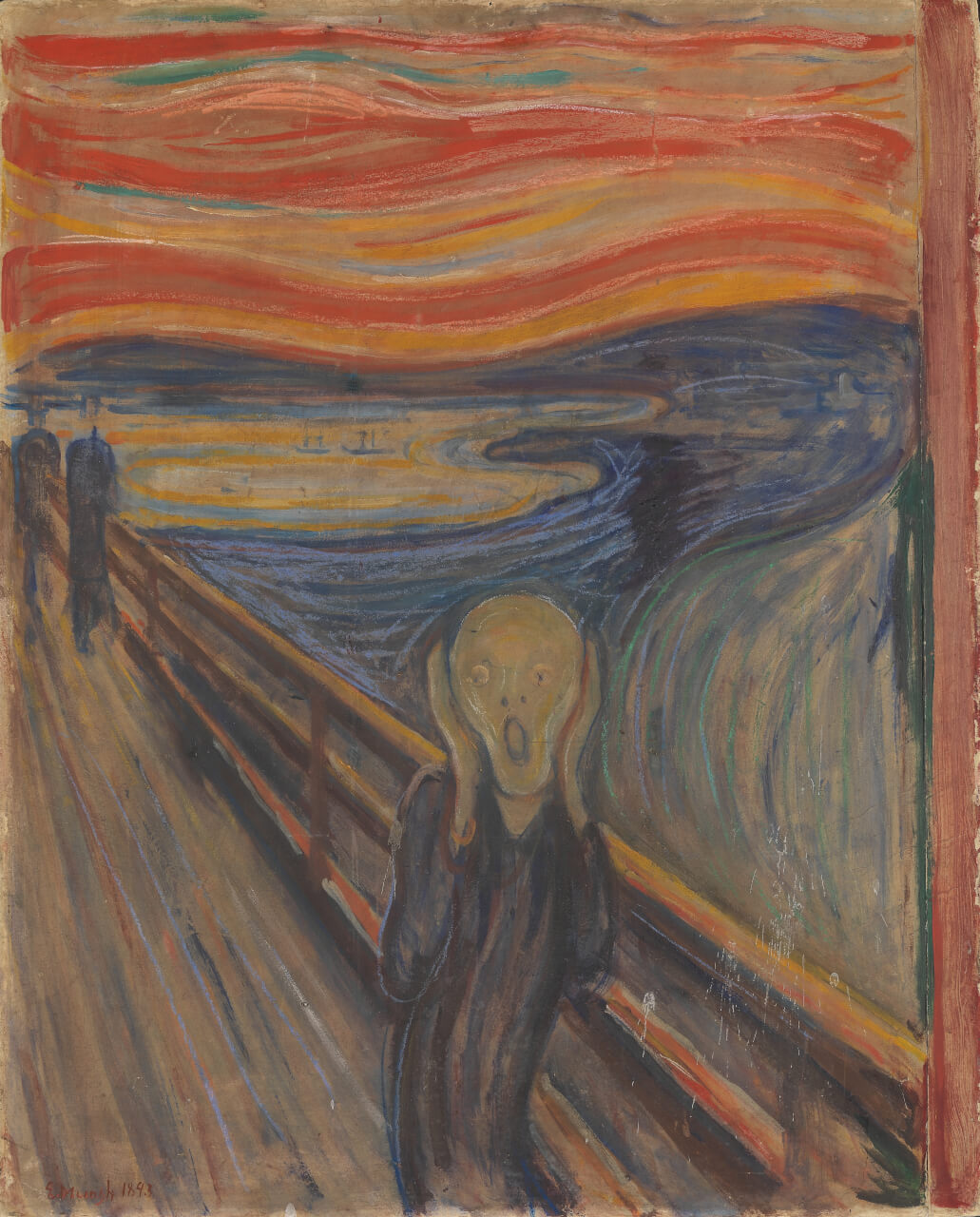 Krzyk – najsłynniejszy obraz Edvarda Muncha